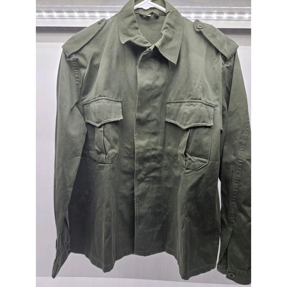 Vintage Belgian‎ Army Field Shirt Begetex ABL 1977 Size 37